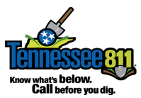 Tennessee 811 - Know what's below. Call before you dig.